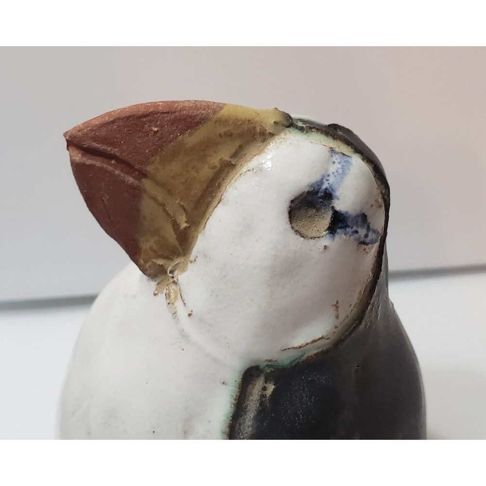 HTF Sara Meadows Balloon People Pottery Puffin Penguin Figurine - Picture 5 of 8